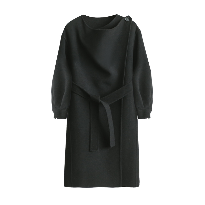 black silk sash belt