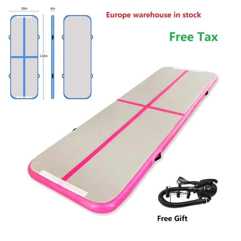 

3m 4m 5m Inflatable Track Gymnastics Mattress Yogo Electric Air Pump Gym Tumble Airtrack Floor Yoga Olympics Tumbling wrestling, Deep purple