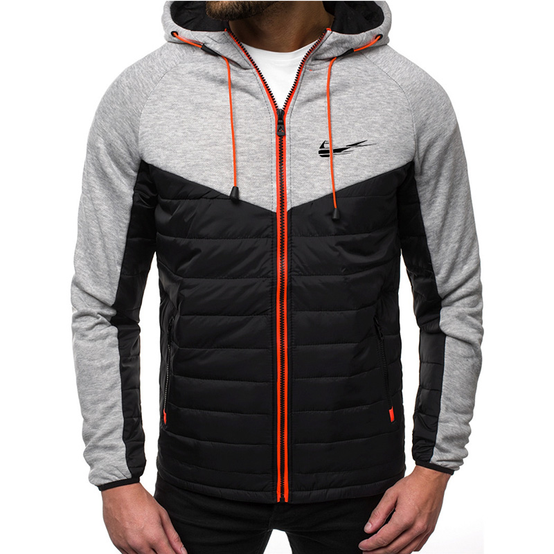 

2020 new men's premium quality brand winter hoodie MAN printing plus size plus velvet men's zipper jacket hoodie and sweatshirt jacket, Black