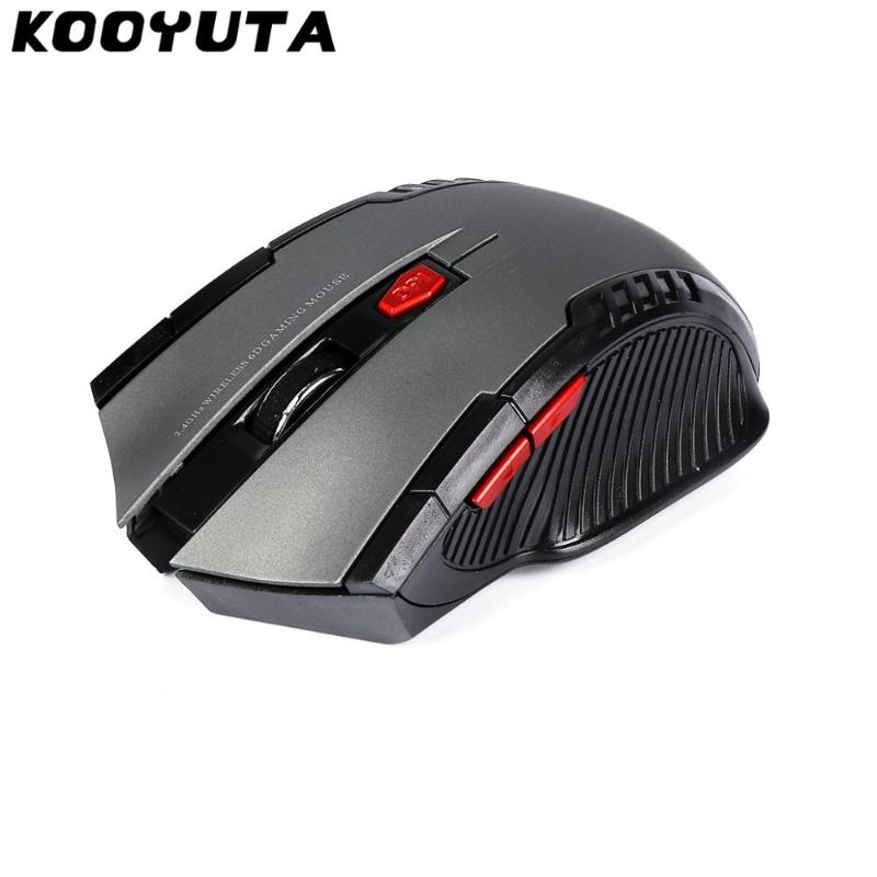 

KOOYUTA 1200DPI 2.4GHz Wireless Optical Mouse Gamer for PC Gaming Laptops New Game Wireless Mice with USB Receiver Mouse