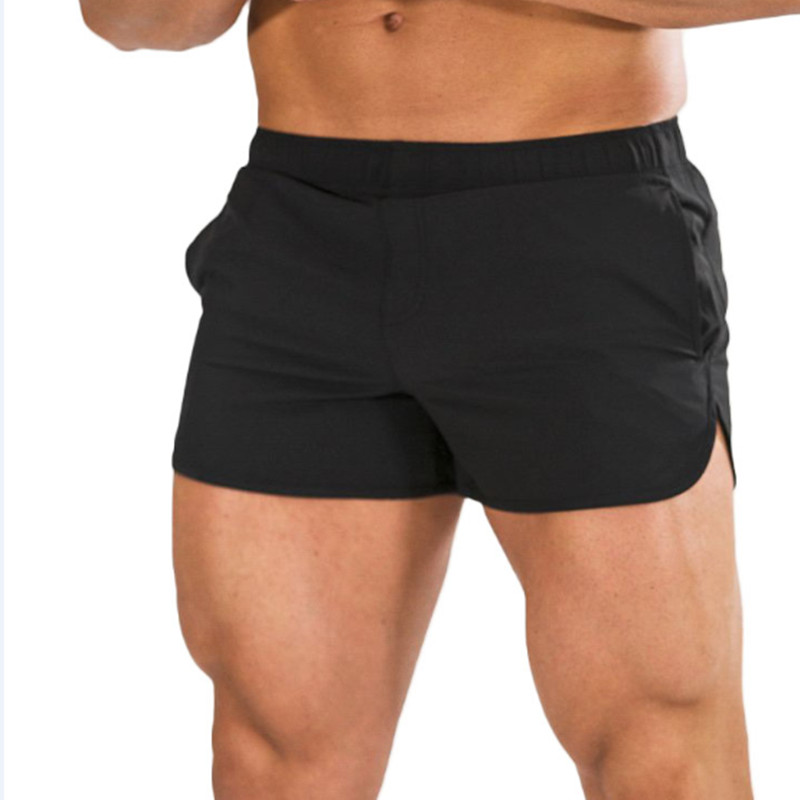 

Gym Shorts Men Mesh Quick-dry Training Bodybuilding Casual Shorts Summer Workout Fitness Slim Solid Male Casual Mujer, Gray