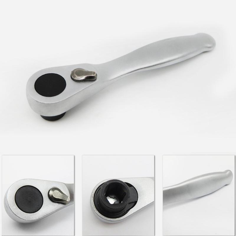 

Mini 1/4 inch Spanner Single-Ended Torque Ratchet Wrench Spanner Portable Universal Repair Tool for Vehicle Bicycle Bike