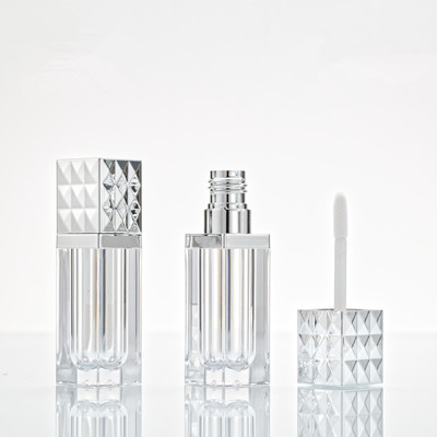 

10/30/50pcs 6ml Empty Lip Gloss Tube,Clear lip glaze Tube,Silver cap,DIY Lipstick cosmetic packing Container