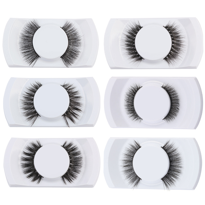 

1 Pair Long lasting False Mink Lashes High Volume 3D Mink Lashes 100% Handmade Faux Cils Beauty Products Lash Extension Tools