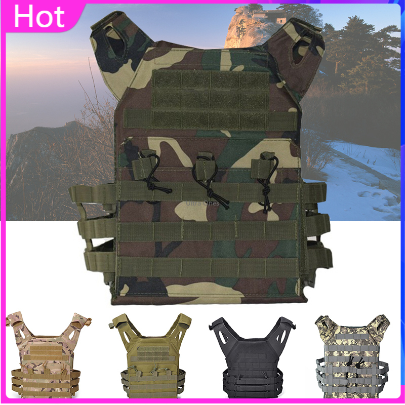 

Tactical Vest Molle Breathable Protective Hunting Cs Army Vest Camouflage Paintball Shooting Combat Vests, Desert digital