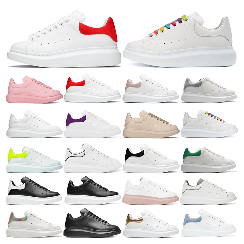 

2021 Mens sneakers platform Reflective white leather black suede casual shoes Dream blue Grey Pink Beige womens fashion comfortable sport, 20