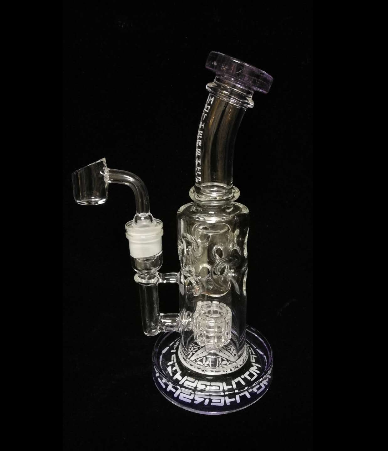 

mother-ship Klein straight fab egg glass bong matrix perc 14mm Joint smoking water pipe glass bong recycler oil rigs dab rig glass pipes