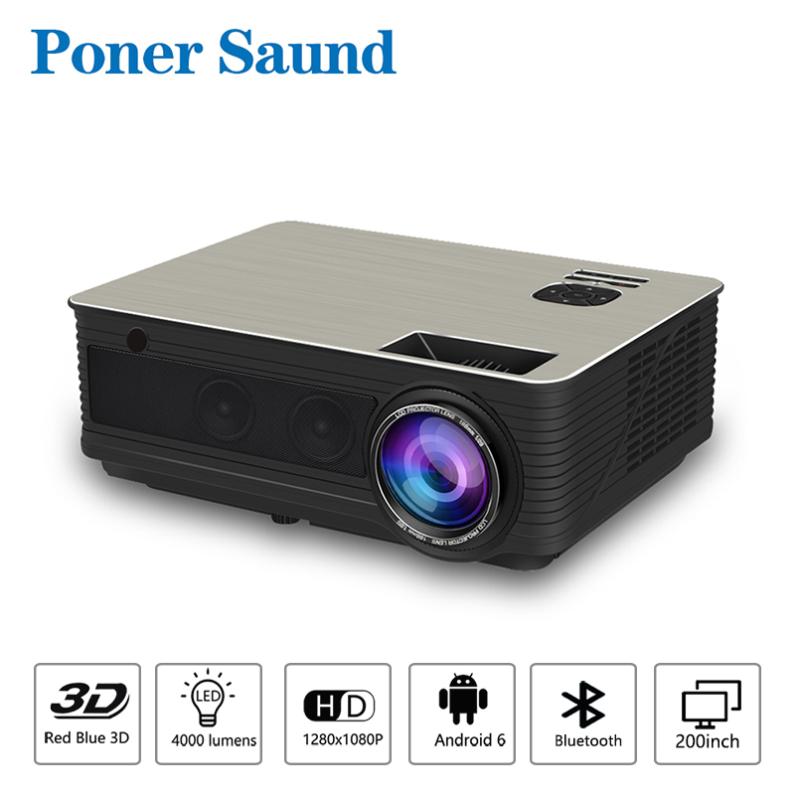 

Poner Saund M5S Projector Full HD 1080P 4k Projector Android Portable Mini Smart for Mobile Phone Movie Proyectores
