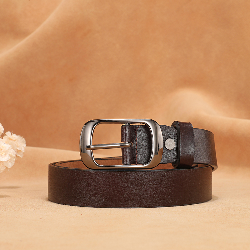 

TOP1 fashion casual business belts wholesale high quality womens belt mens metal buckle leather for man woman, Belt width 3.4cm