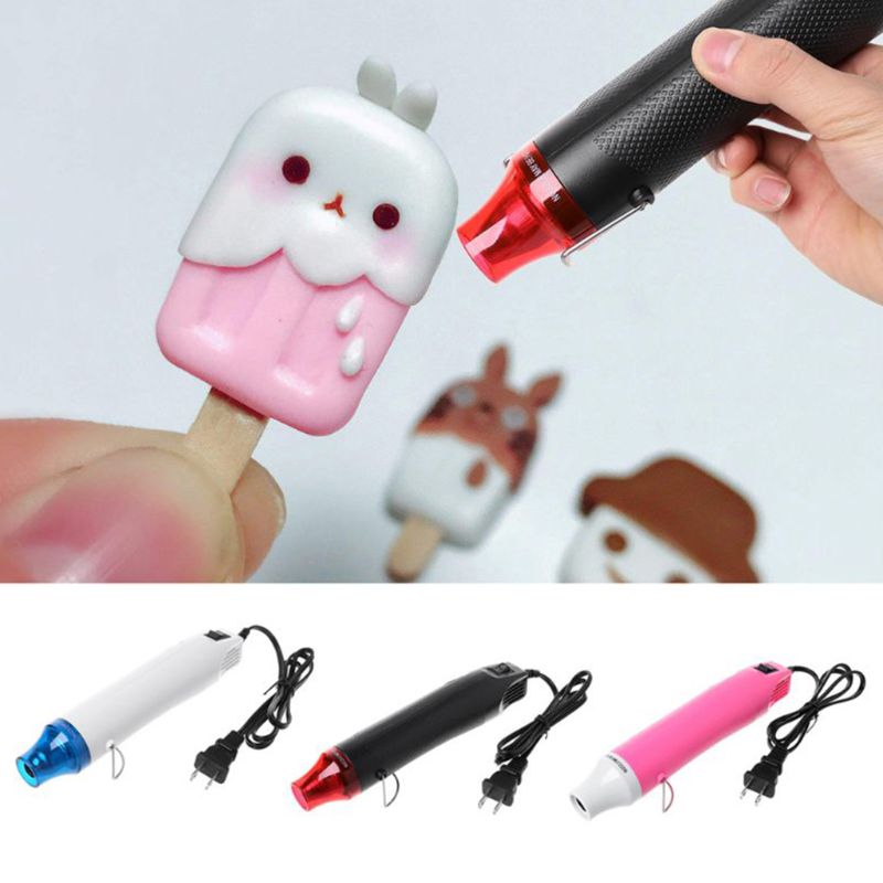 

Mini Portable 110V Hot Air Spray 300W Max 200 Temperature DIY Embossing Electric Power Tool Digital Heat Guns US Plug