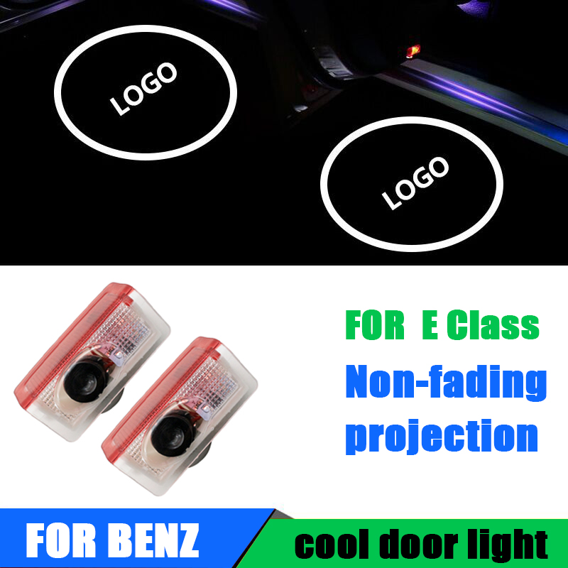 

2PC 12V LED car door laser projector logo Welcome Shadow Lamp for / E class W212/W213