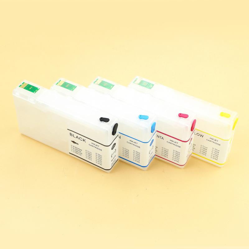 

T7011-T7014 Refillable Ink Cartridge with ARC chip For WorkForce PRO WP-4000 WP-4500 WP-4015 4025 4000 4500 4015 4025 4515
