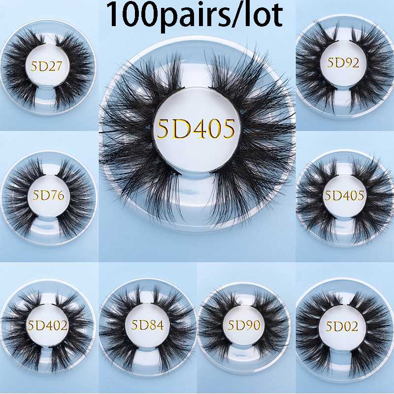

MIKIWI Wholesale order free logo100pairs/lot 100% Cruelty free natural resuable popular lashes Custom square box 5D MINK Eyelash