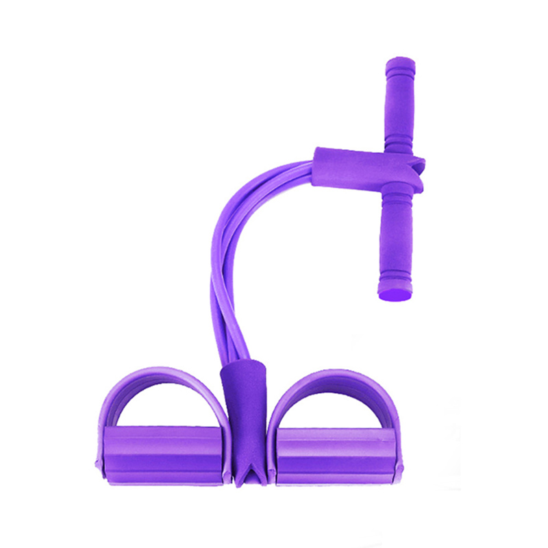 

Home Gym Resistance Bands 4 Tube Pedal Fitness Rope Latex Pedal Exerciser Sit-up Pull Rope Expander Elastic Bands Yoga Equipment