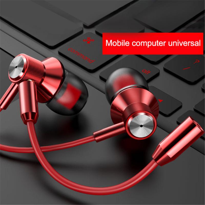 

Portable Dynamic Noise Reduction In-Ear 3.5mm Wired Call Earphones Gaming Computer Earpiece With Mic