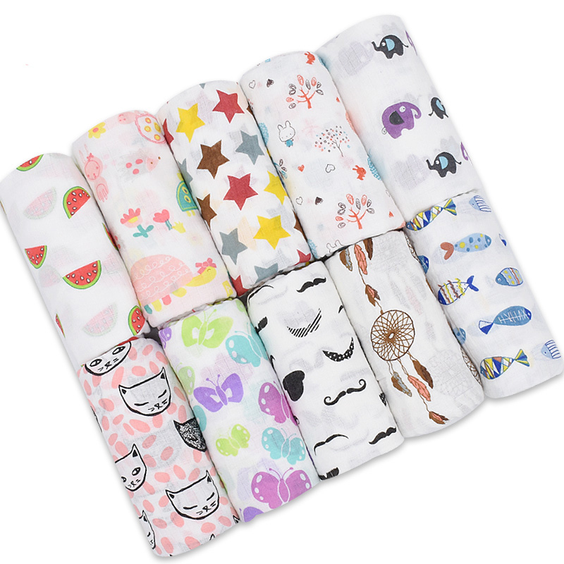 

Cotton Muslin Blankets Bedding Infant Swaddle Towel Multifunct Envelopes For Newborns Swaddle Blankets Baby Wrap