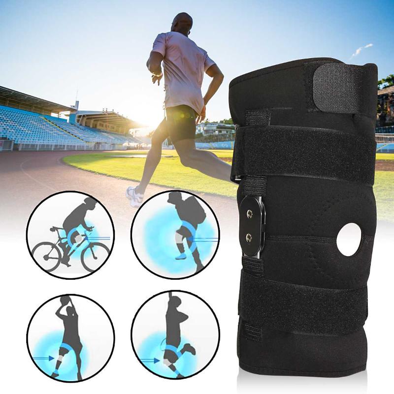 

Outdoor Adjustable Knee Support Pad Brace Protector Patella Knee Support Arthritis Joint Leg Compression Sleeve Kneepad, As pic