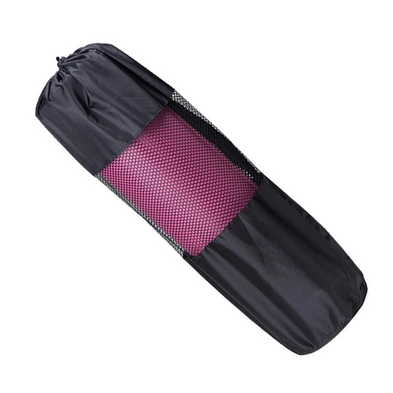 

1Pcs Portable Yoga Mat Bag Nylon Yoga backpack Adjustable Strap, Red