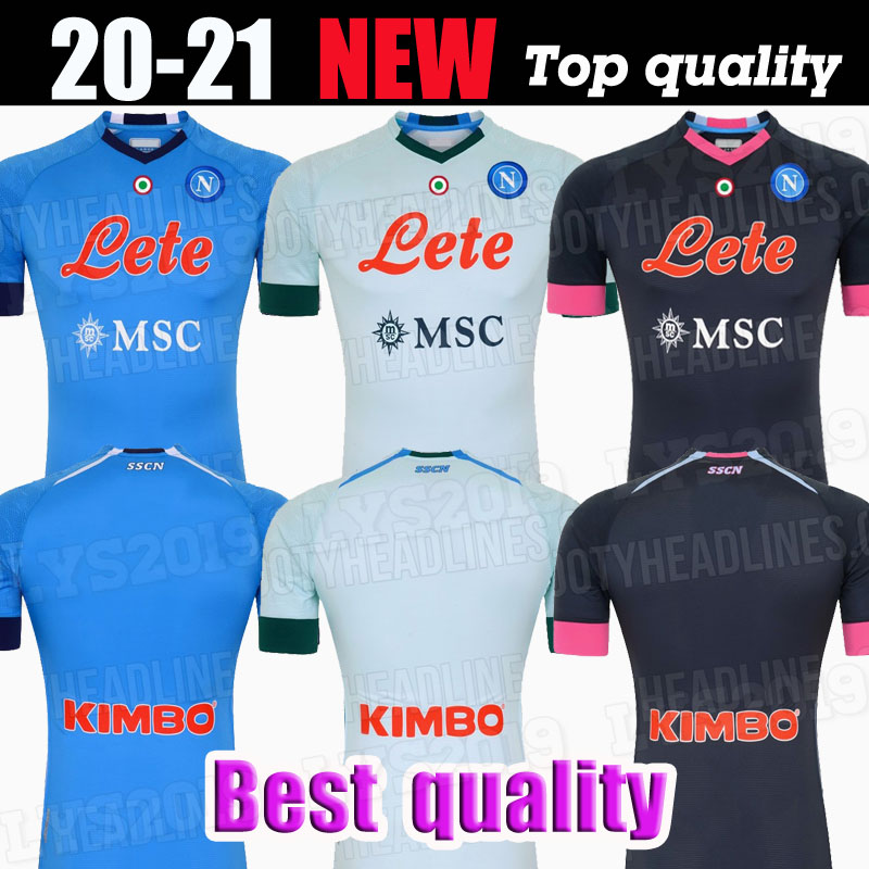 

Thailand quality 2020 2021 napoli soccer jersey home 2020 Naples ZIELINSKI HAMSIK INSIGNE MERTENS CALLEJON PLAYER ROG football shirts