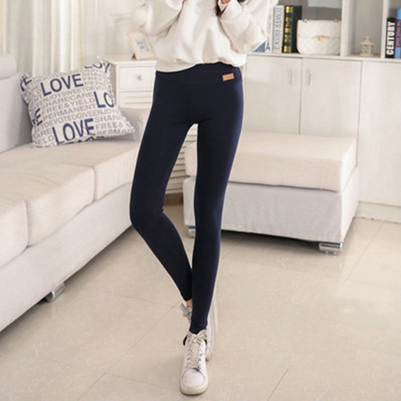 

Fashion Women Casual Slim Legging Stretch Leggings Spring Autumn Leggings Pleated Slim All Match, Black