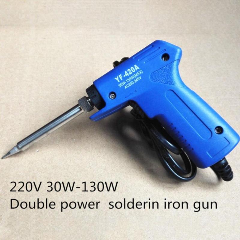 

Electric Soldering Iron Double Power Gun Electric Soldering Iron Adjusting Gun 30W-130W 220V Fast