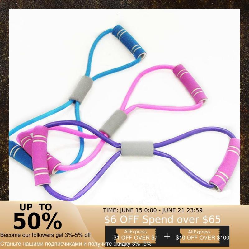 

Yoga Fitness Resistance 8 Word Chest Expander Rubber Tubing Rope Muscle Bands Workout Pull Exercise Elastic For Sports E1C7