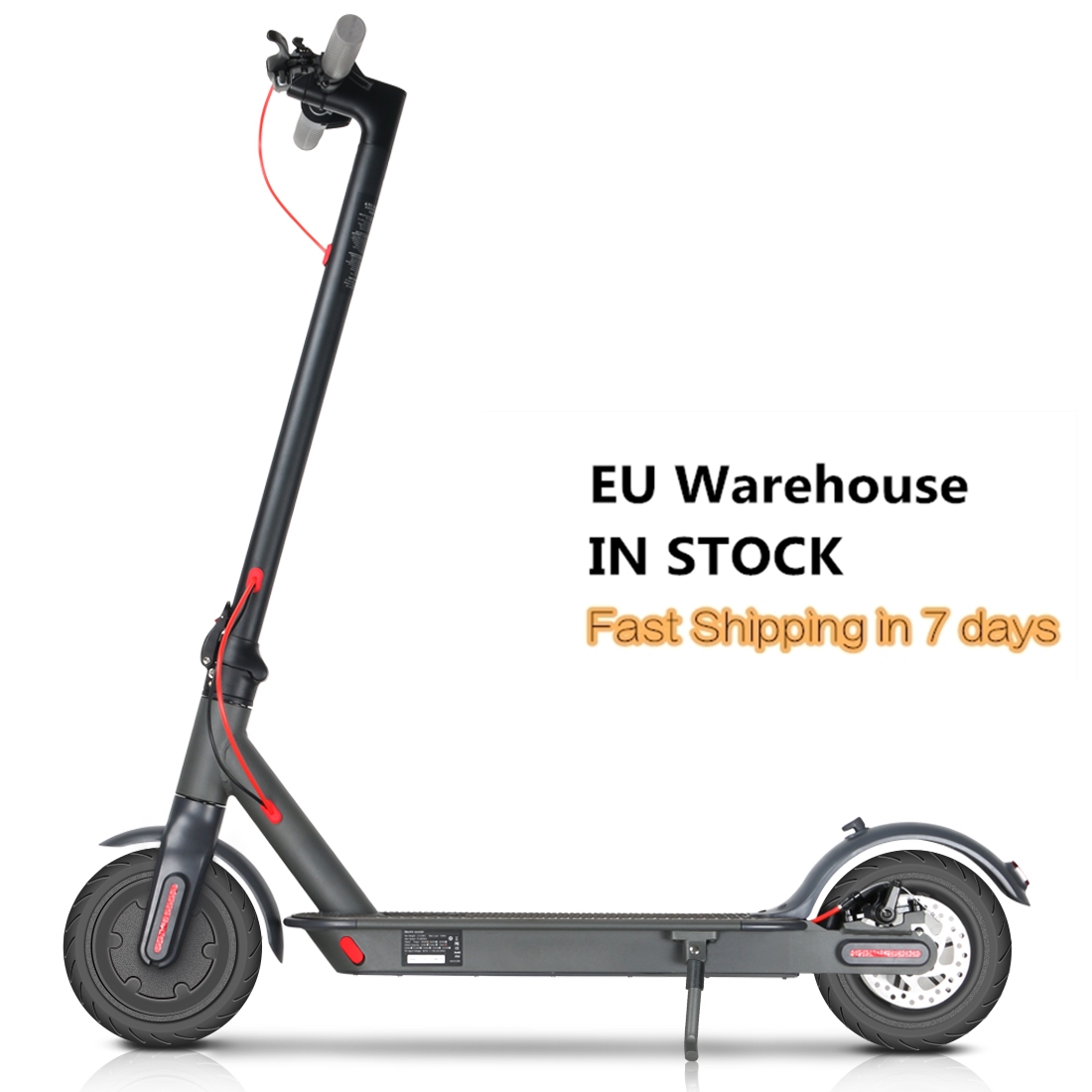 

EU STOCK, Mankeel Free Fast Shipping, deliver 3-5 Days Waterproof Kick Scooter Electric Scooter Adult Scooter Off-road E-scooter APP MK083, Black