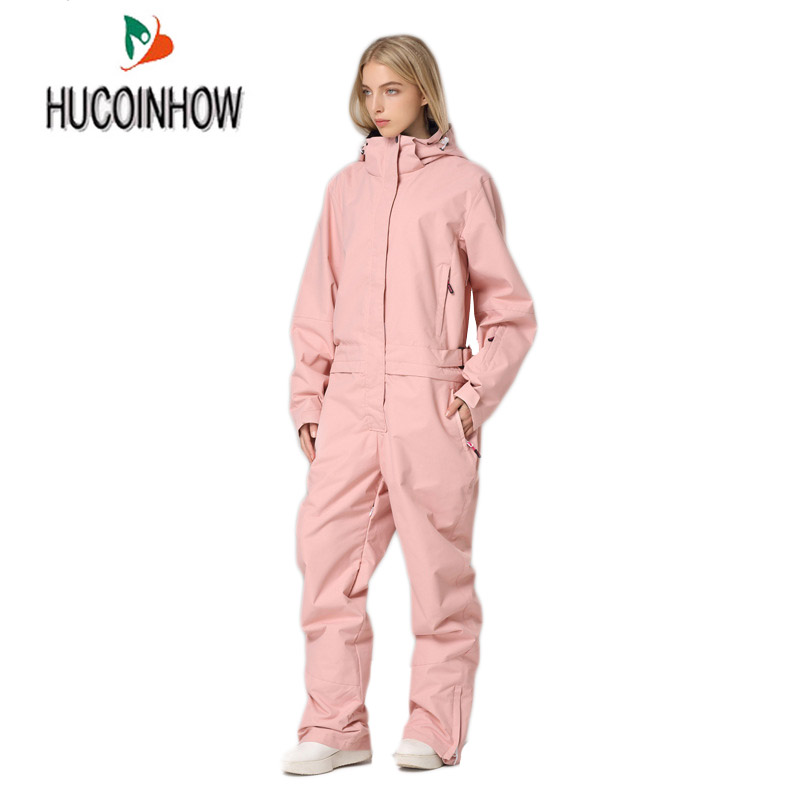 

NEW Couple Ski Suit Women and men Mountain Skiing jacket + Snowboard Pants Female Waterproof Winter Warm Snow Jumpsuit, Women black