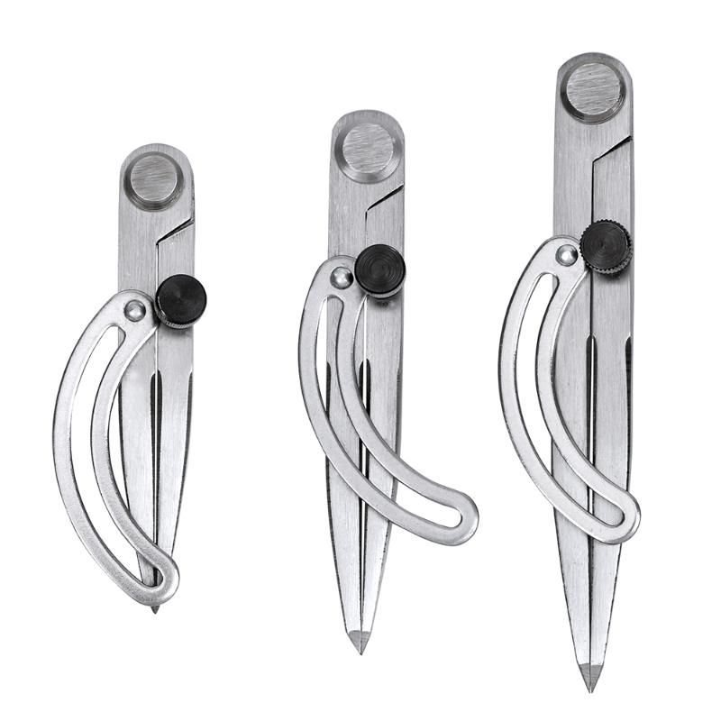 

NICEYARD DIY Edge Creaser Stitch Leather Craft Rotating Tool Sewing Leather Craft Marking Tool Spacing Compasses Adjustable