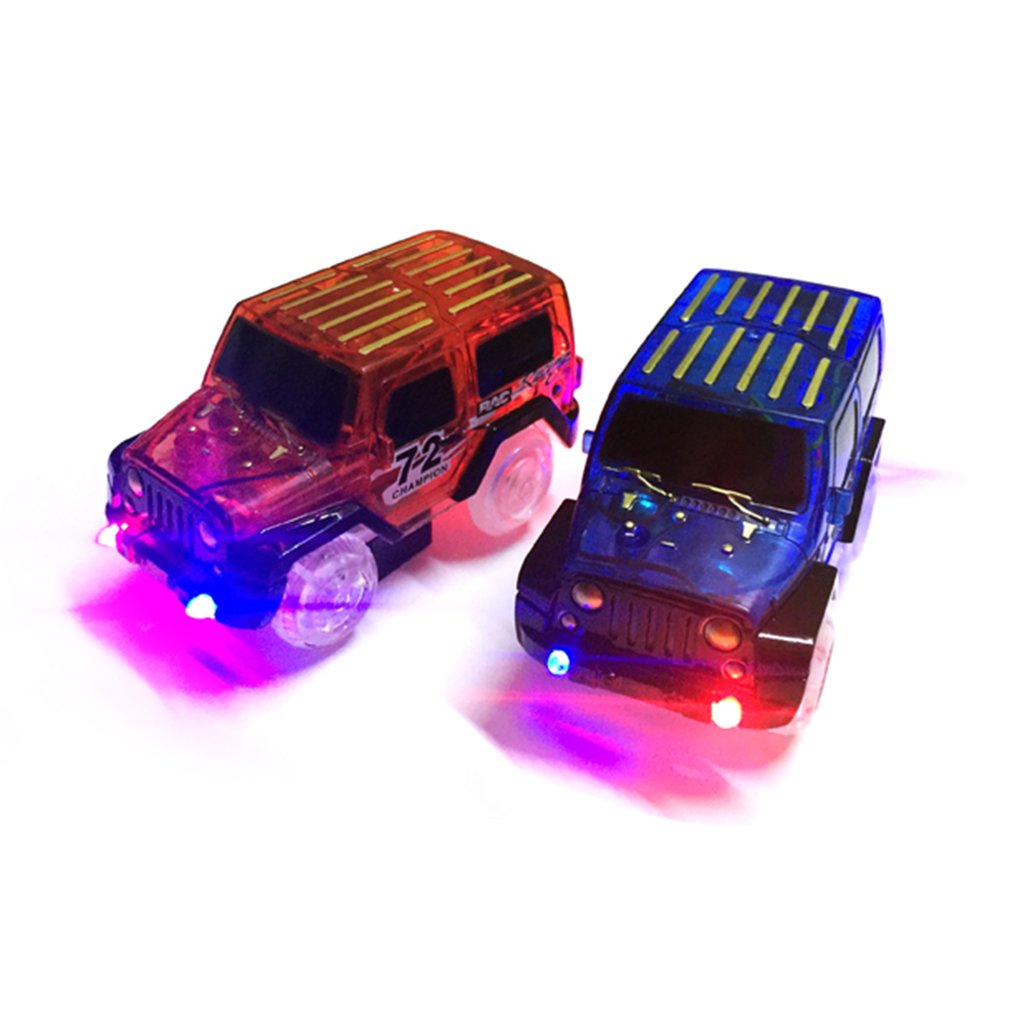 lighted car track toy