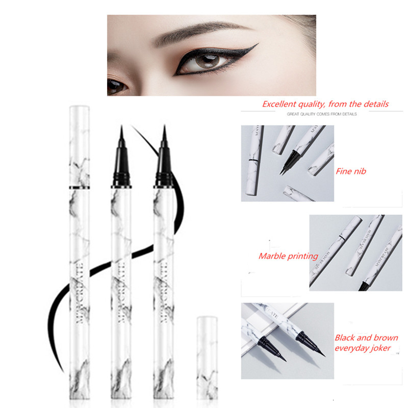 

1pcs Black Long Lasting Eye Liner Pencil Waterproof Eyeliner Smudge-Proof Cosmetic Beauty Makeup Liquid, 04