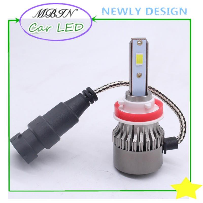 

1 pair upgrade S H8 H11 40W 6000k 6000LM 12v bright white car led headlight all in one kit vehicle front lighting system