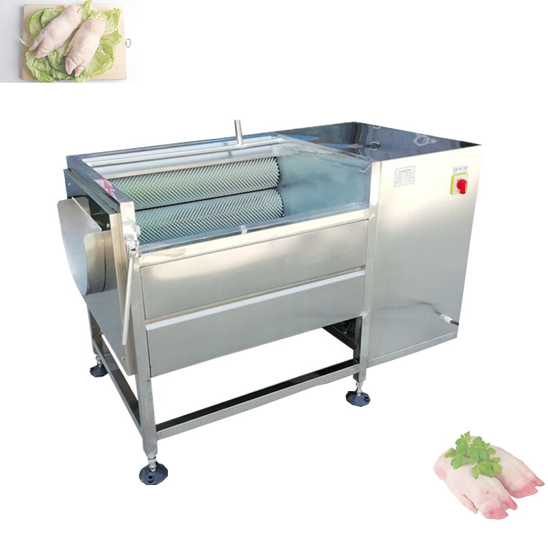 

2020 Multifunctional Food-grade bristle cleaning brush roller Carrots washing and peeling with brush machinewashing machine