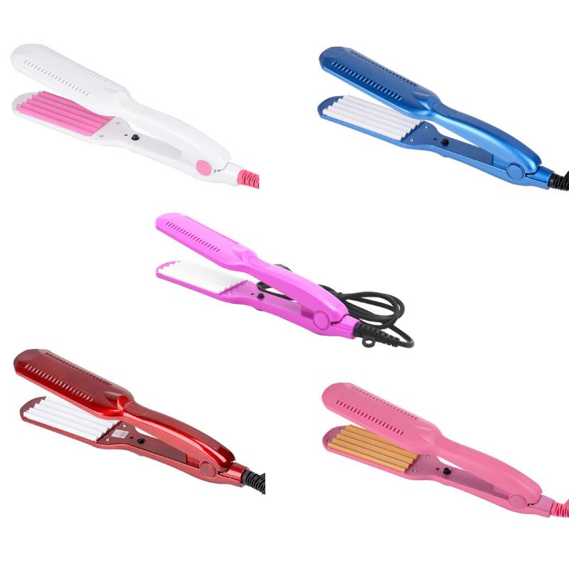 

Pro Crimper Ceramic Corrugated Curler Curling Electric Splint Corn Hot Iron Hair Styler Electric Corrugation Wave Hair Tool