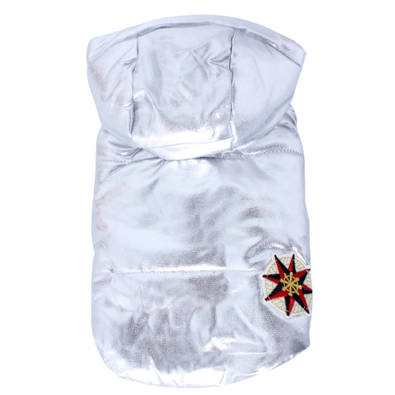 

Small Dog Coat Jacket Winter Dog Clothes Pet Clothing Outfits Chihuahua Yorkie Poodle Bichon Pomeranian Schnauzer Clothing, Silver