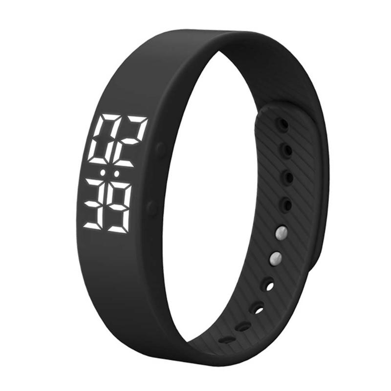 

Heart Rate Monitor Adjustable Calorie Monitor Step Counter Watch Waterproof Alarm Wristband Smart Bracelet Pedometer