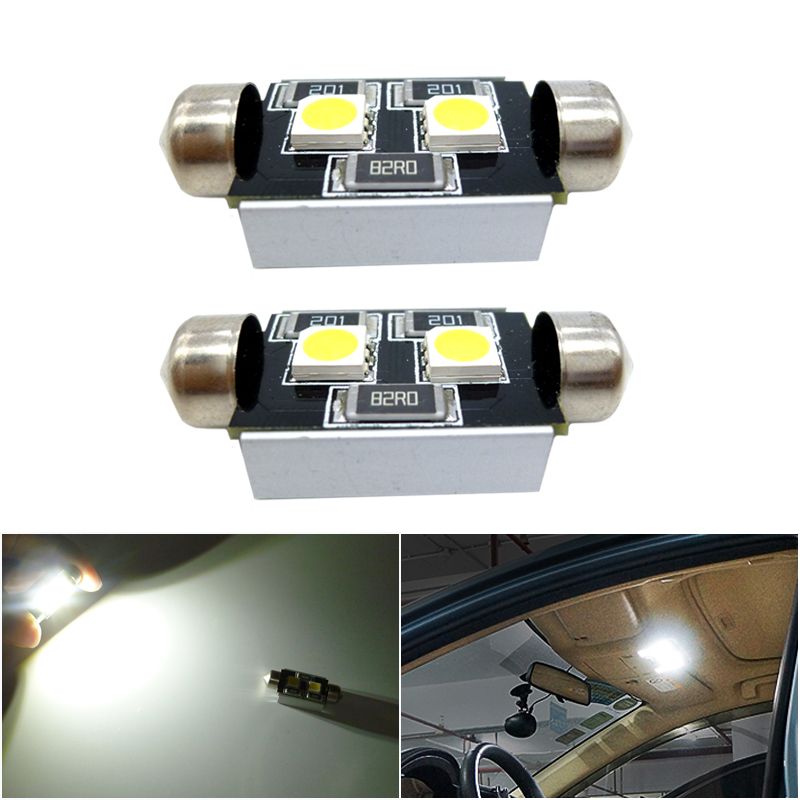 

2pcs 36mm C5W LED Festoon Canbus No Error Car Interior Light for W124 W169 W212 W210 W124 W202 W203 W169 LED Lamp, As pic