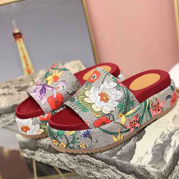 

2020 fashion high quality new women classic sandals shoes canvas rubber non-slip bottom women slippers casual fashion beach, Red