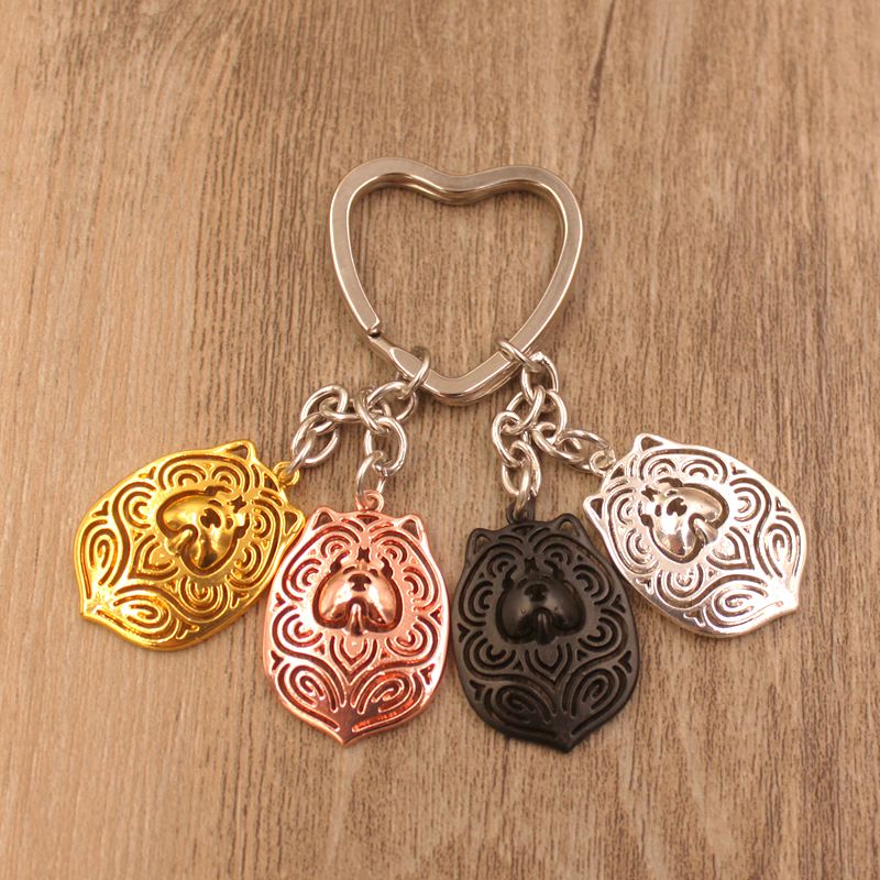 

2020 Cute Chow Chow Dog Animal Cute Keychain Purse Handbag Charm For Bag Car Women Men Girls Boys Christmas K159