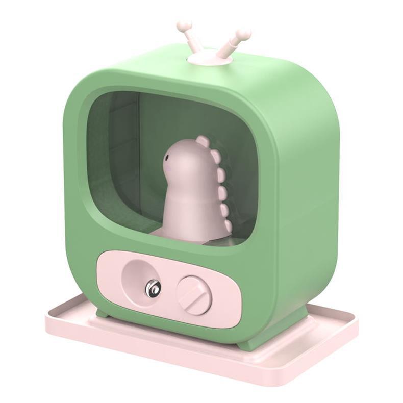 

Mini Car Humidifier Small Household Air Atomizer Cute Dinosaur LED Water Meter Spray Humidifier for Home Office