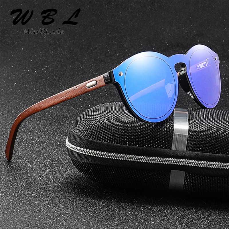 

WarBLade High Quality Wooden Sunglasses Men Fashion Rimless Wood Sunglasses Women Brand Designer Spectacles with box 2020