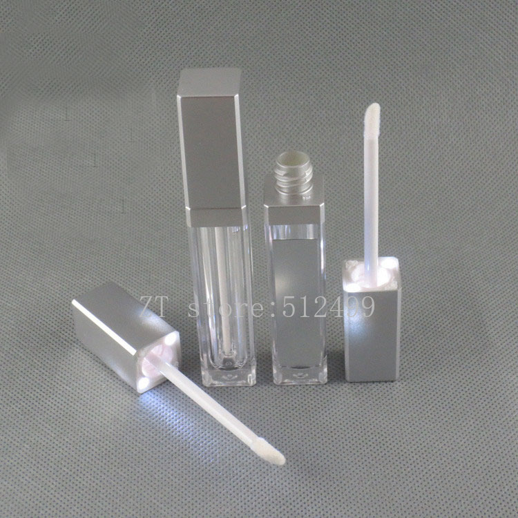 

8ml 30pcs Acrylic LED Lipgloss Tube Silver Lip Glaze Tube With Mirror Acrylic Lip Gloss With LED Light Lipgloss Packaging