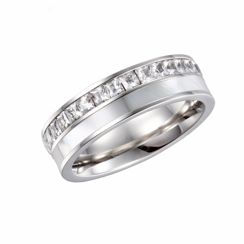

Women Shell Finger Rings For Women Stainless Steel Gold & Color Engagement Wedding Bands Rings Fashion Gifts 2020
