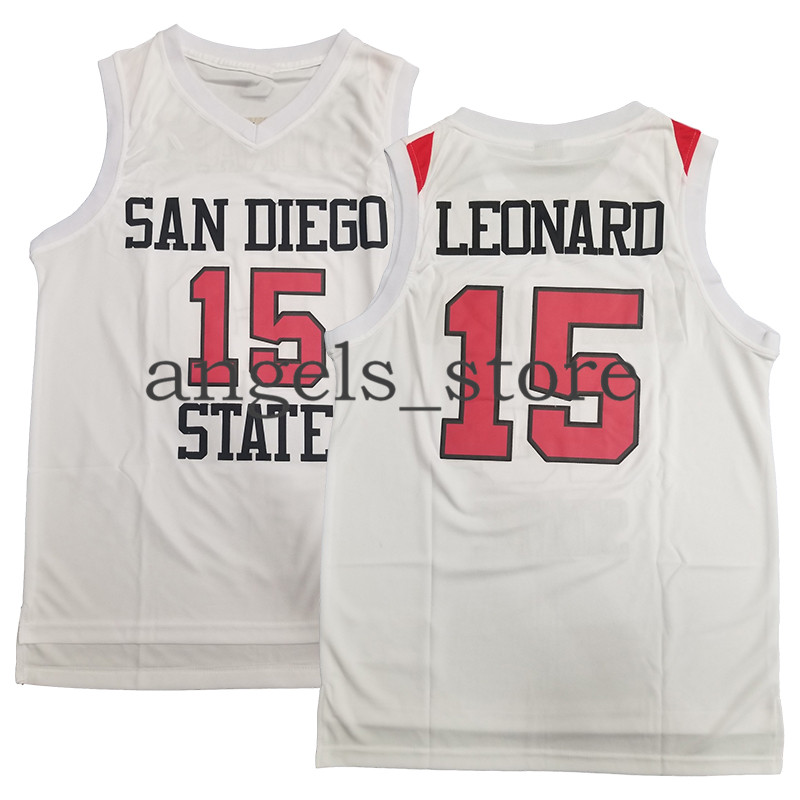 

15 Leonard San Diego State Aztecs College Stephen 30 Curry NCAA Dwyane 3 Wade Basketball Jersey LeBron 23 James Allen 3 Iverson Chris Webber