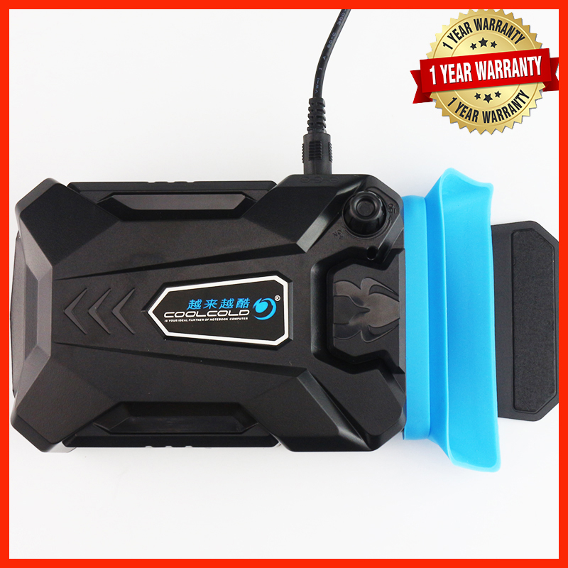 

COOLCOLD Portable Laptop Cooler USB Air Cooler External Extracting Cooling Fan Speed Adjustable for 15 15.6 17 Inch Laptop