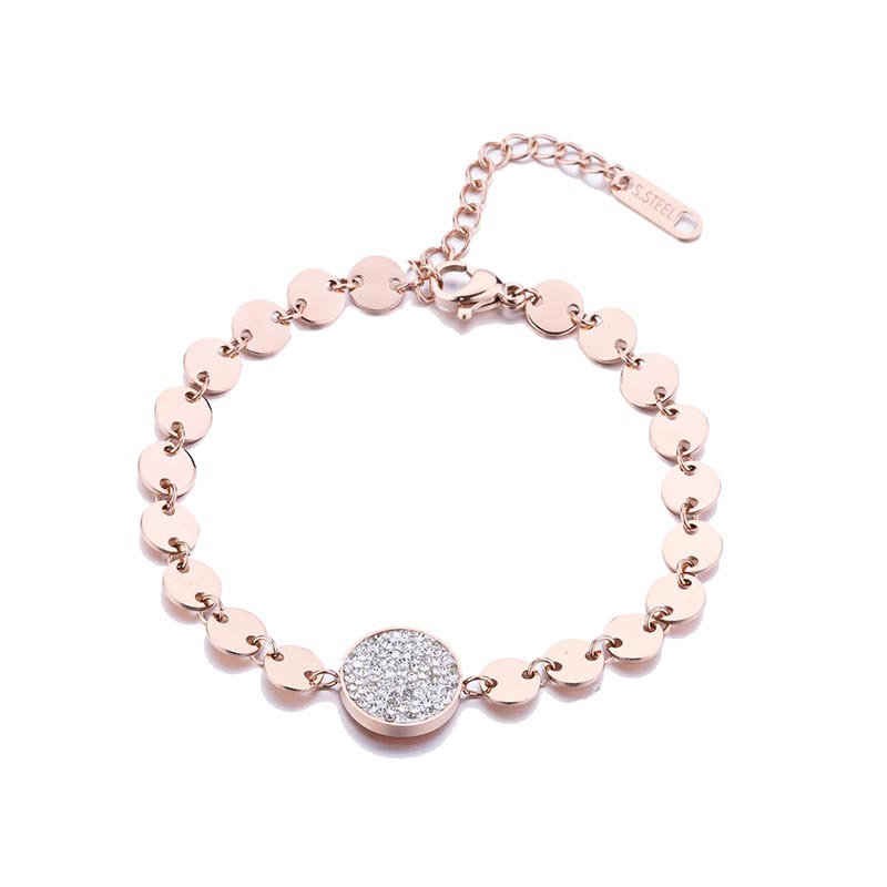 

Classic Bracelet Simple Gold Color Rhinestone Bracelet Cuff Jewelry Women Charm Party Wedding Jewelry Accessories