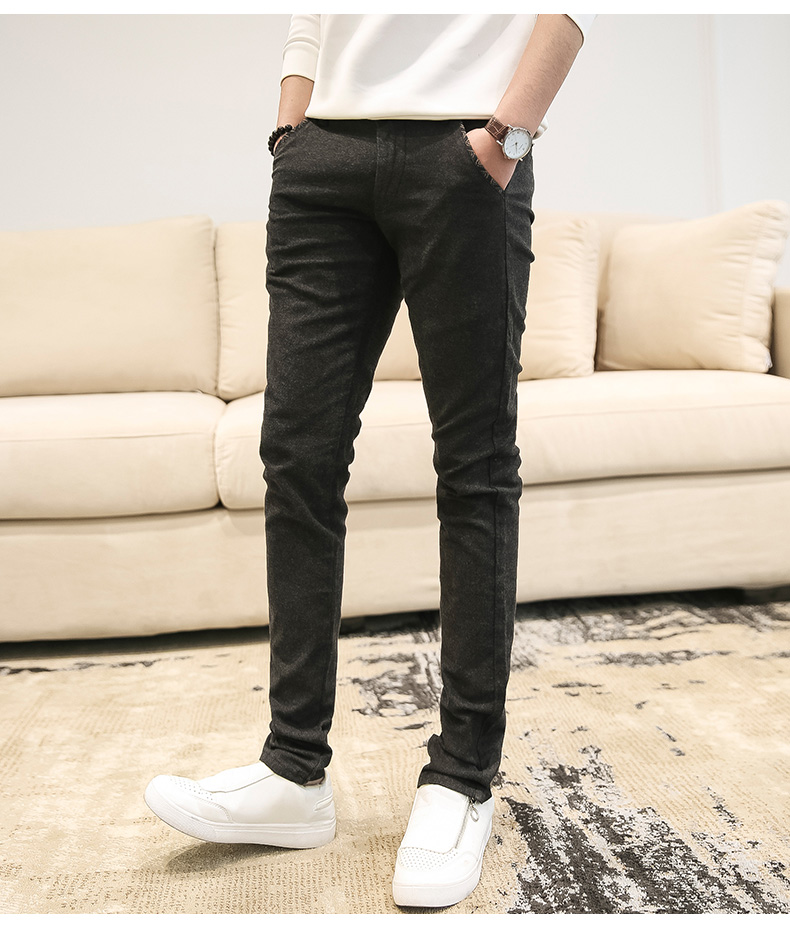 

Han edition tide stretch long pants, Black