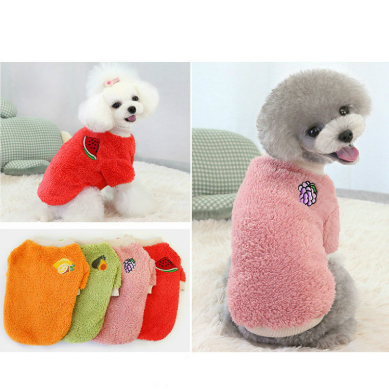 

Pet Supplies Pet Clothes Dog Cat Costume Autumn And Winter Plush Fashion Sweater Warm And Comfortable Sweater Clothes, Green