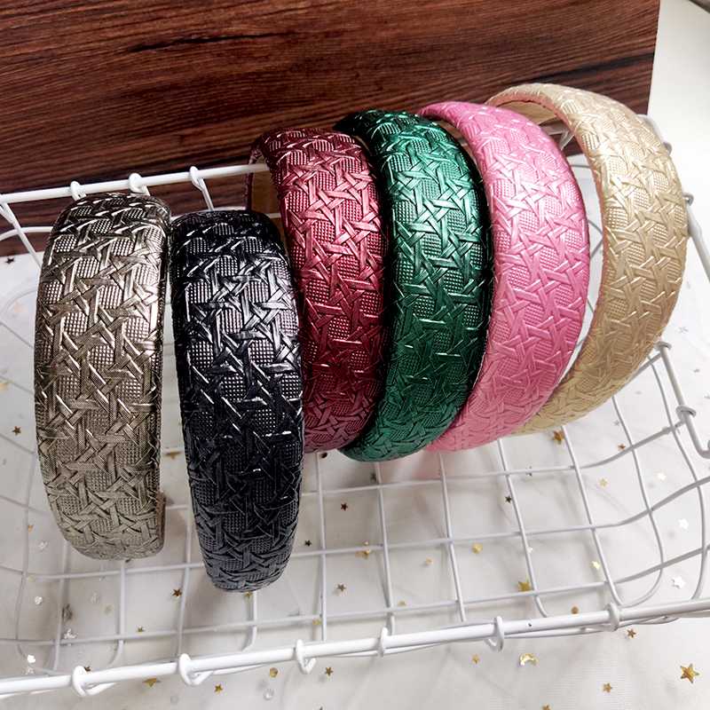 

Trendy Summer Hairband Wide-edge Solid Color Headband For Women Head Hoop Korean 2020 Girl Fashion Hair Bands Hair Accessories