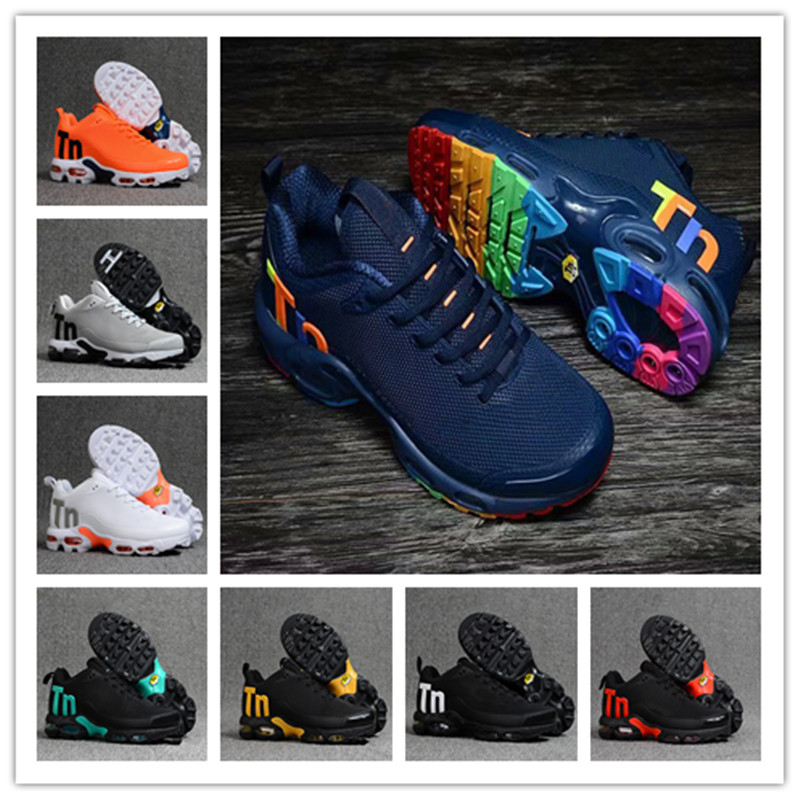 

Top Quality Mens Mercurial Tn Running Shoes Rainbow Colorfull Man Sneakers Chaussures Hombre Tn Sport Trainers, Colors12